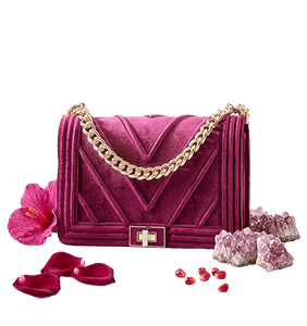 Purple Velvet Flapbag img